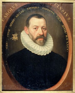Clusius by J. de Monte, 1584 © University Libraries Leiden